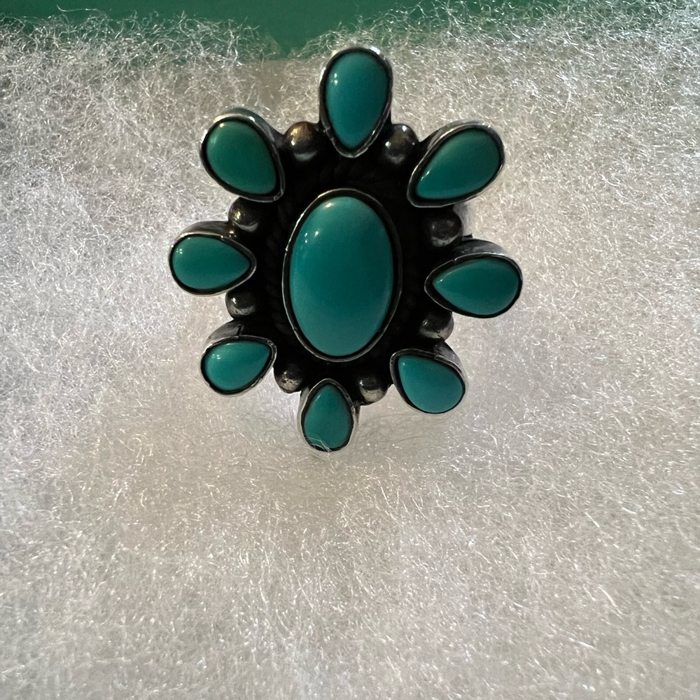 Turquoise ring, non-native